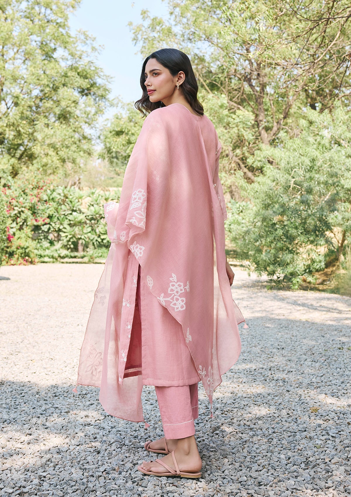 Tulip Embroidered Kurta Set