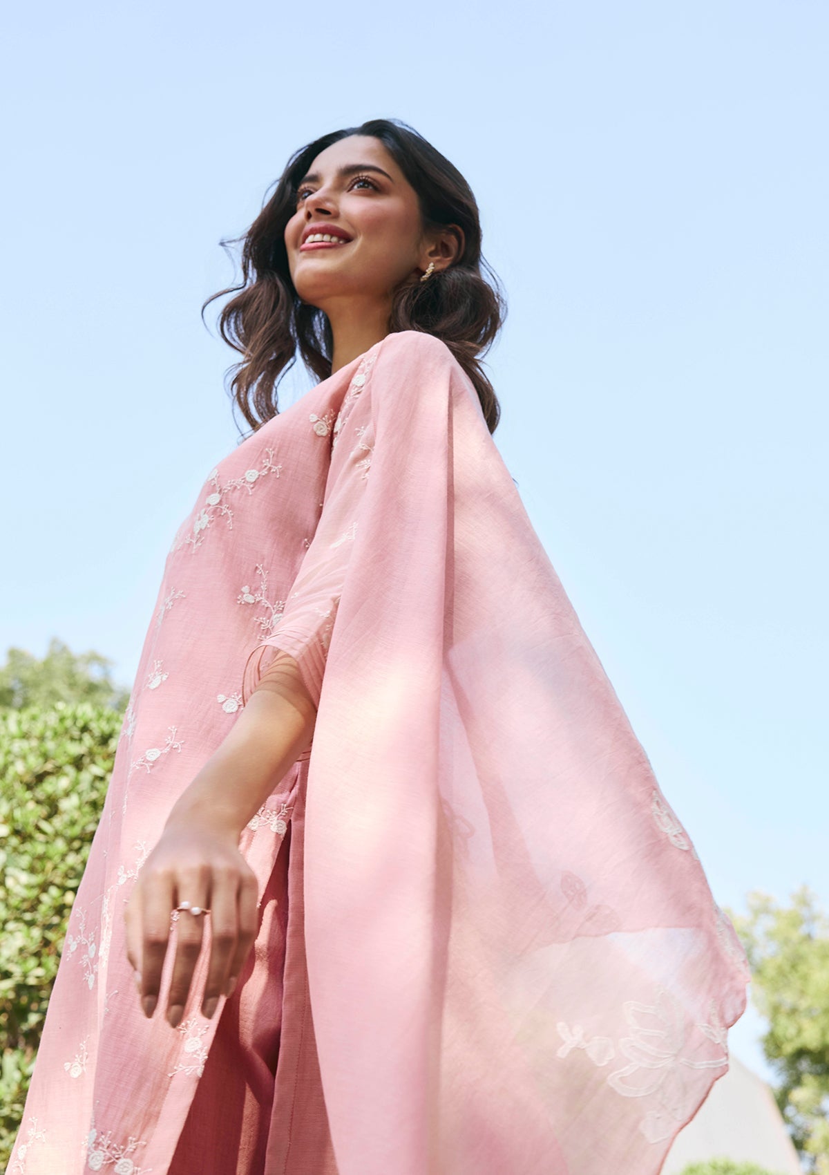Tulip Embroidered Kurta Set